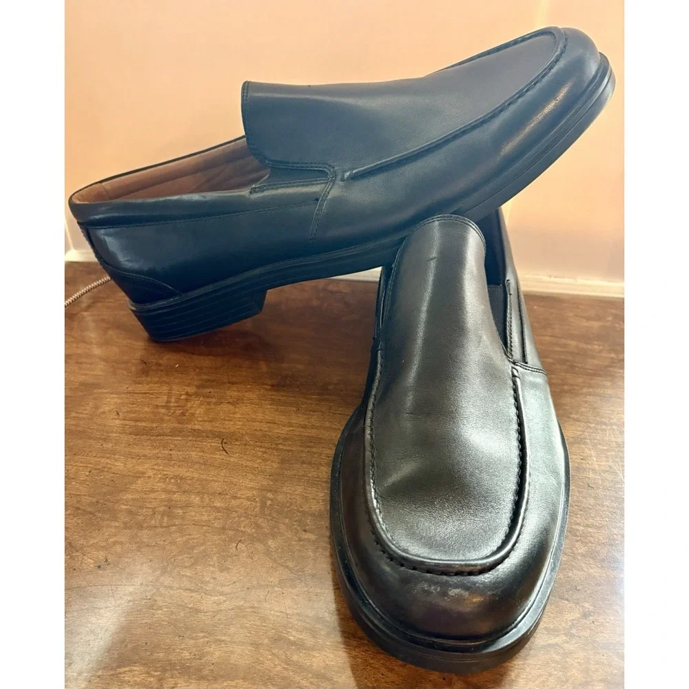 Clarks Men's Tilden Dark Tan Free Leather Loafers Size 11M New Without Box - Picture 4 of 6